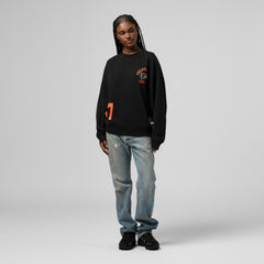 Philadelphia Flyers Mitchell & Ness Women's Vintage Crewneck Sweatshirt Black