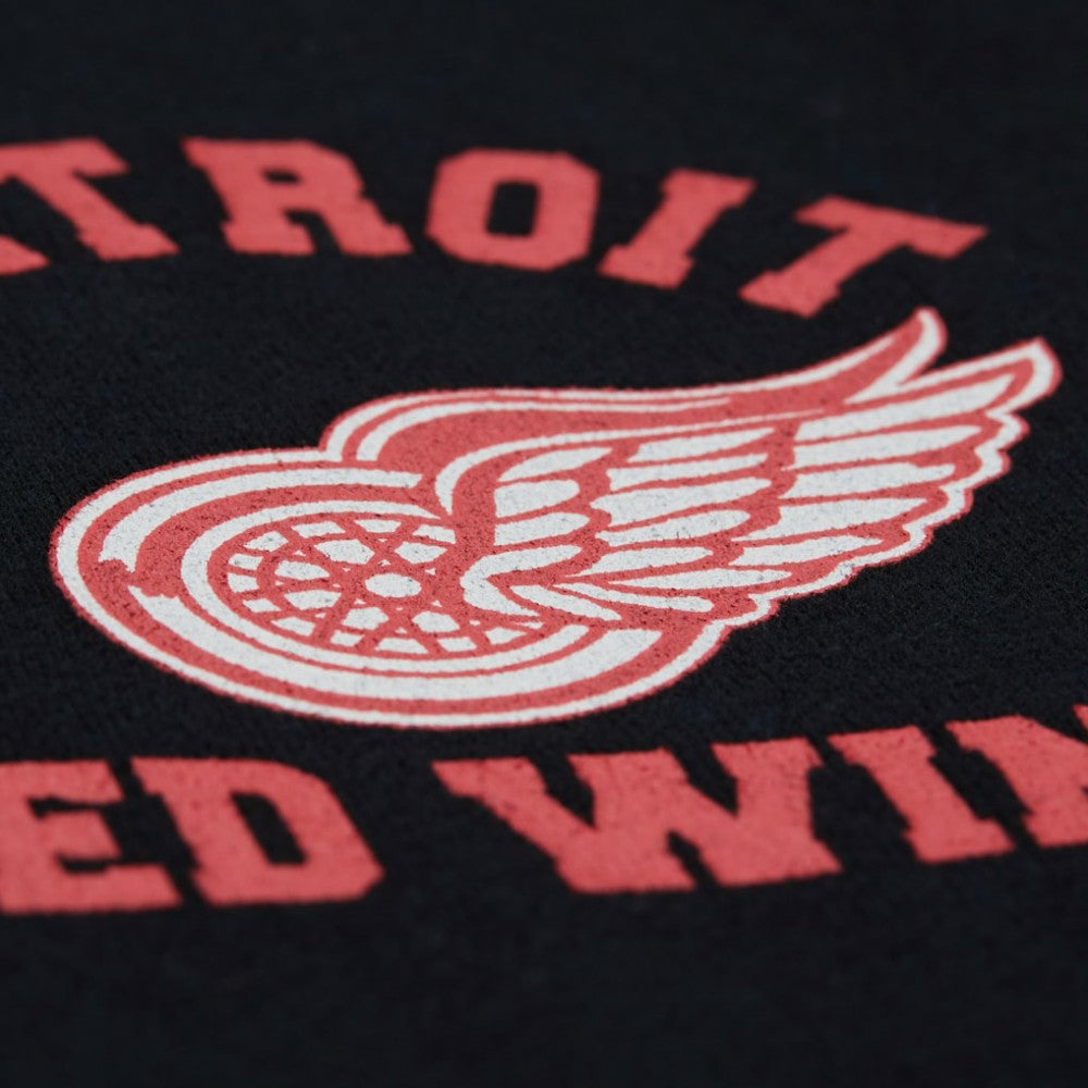 Detroit Red Wings Mitchell & Ness Women's Vintage Crewneck Sweatshirt Black
