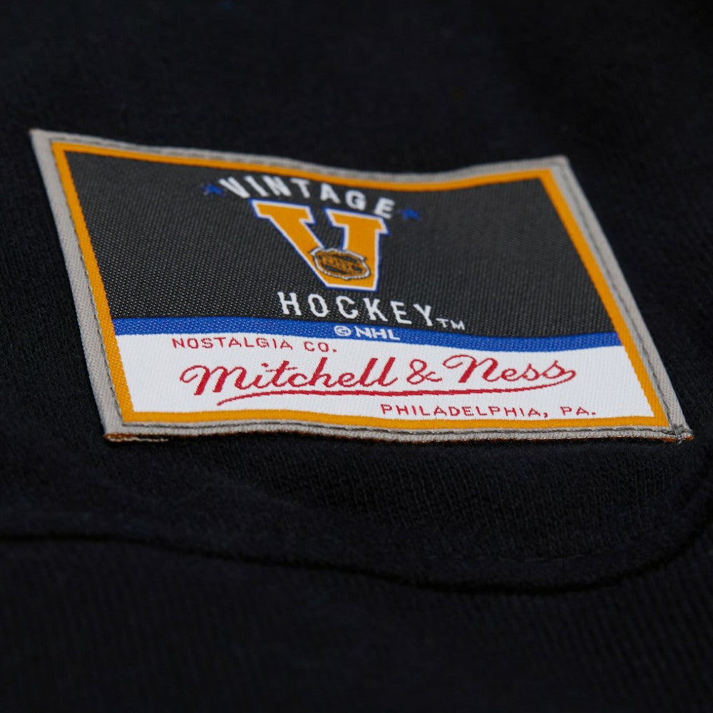 Detroit Red Wings Mitchell & Ness Women's Vintage Crewneck Sweatshirt Black