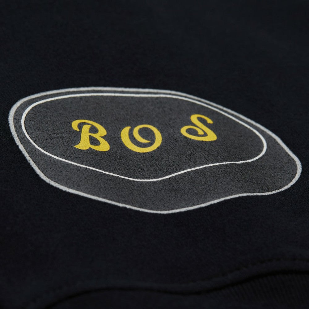 Boston Bruins Mitchell & Ness Women's Vintage Crewneck Sweatshirt Black