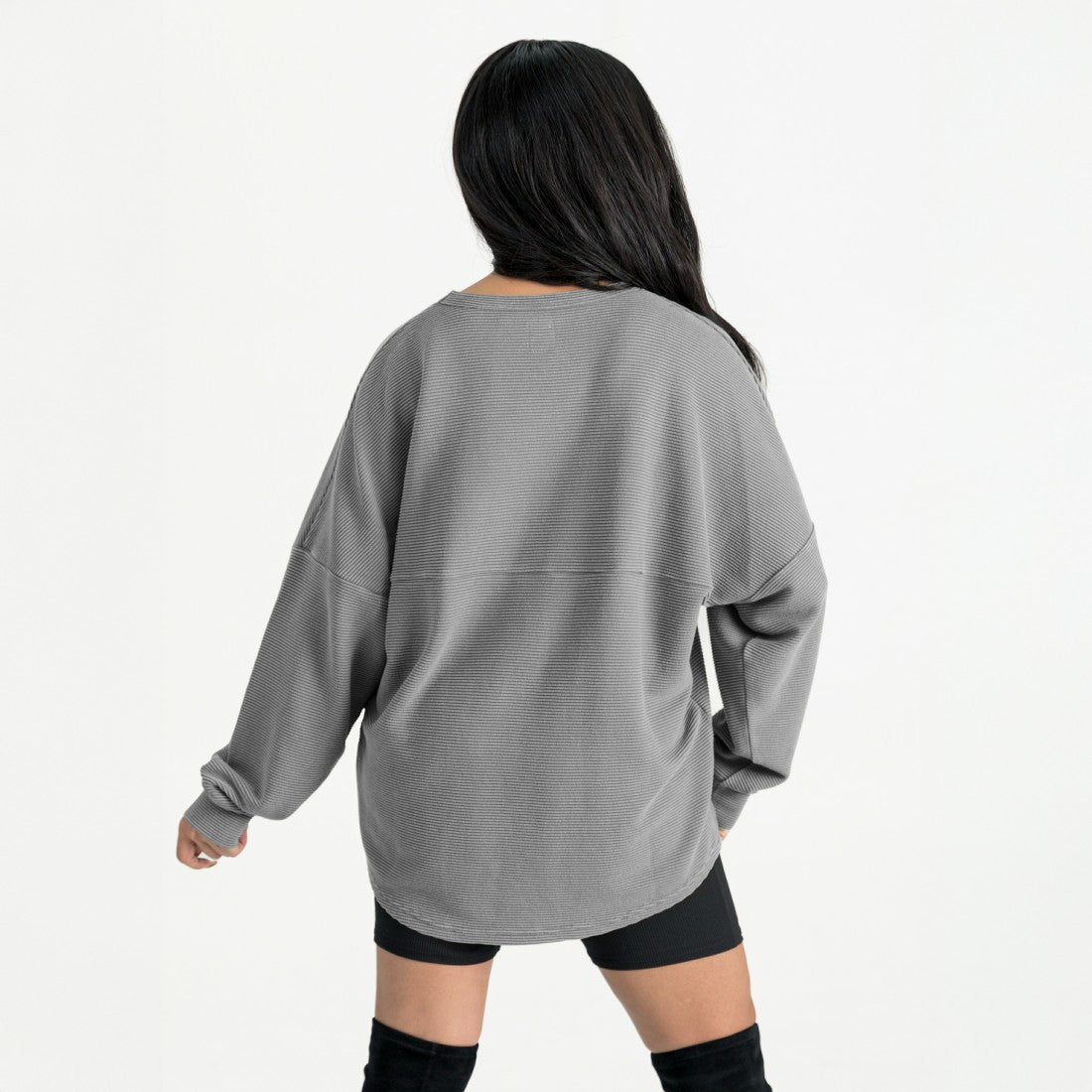 Tampa Bay Buccaneers Gameday Couture Women's Oversized Sweet Victory Corded Sweatshirt - Gray discount