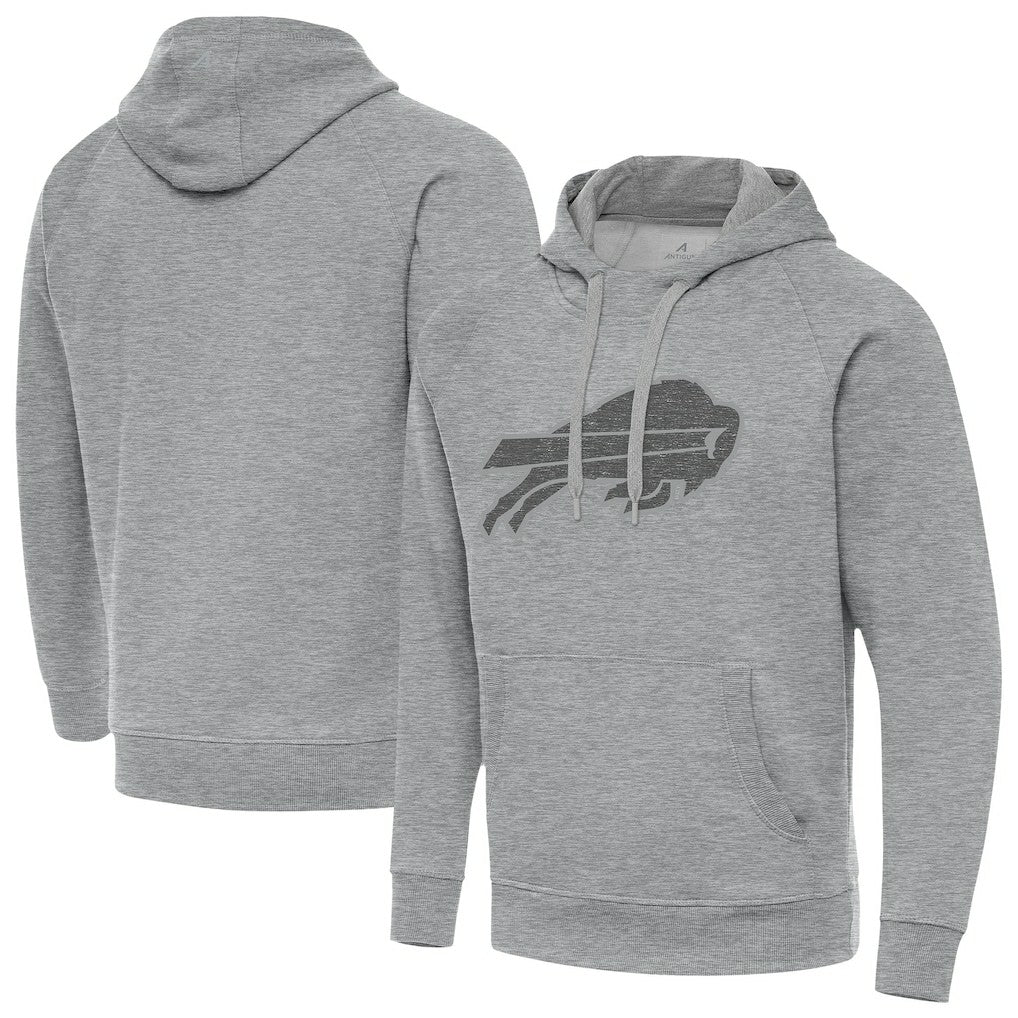 Buffalo Bills Antigua Victory Hoodie - Heather Gray for sale