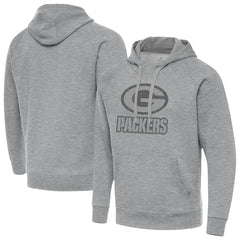 Green Bay Packers Antigua Victory Hoodie - Heather Gray for sale