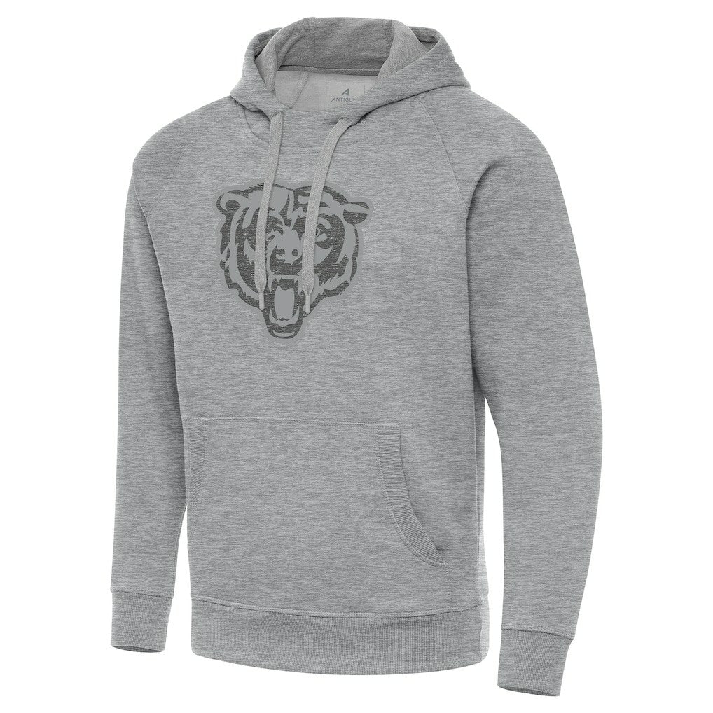 Chicago Bears Antigua Victory Hoodie - Heather Gray discount