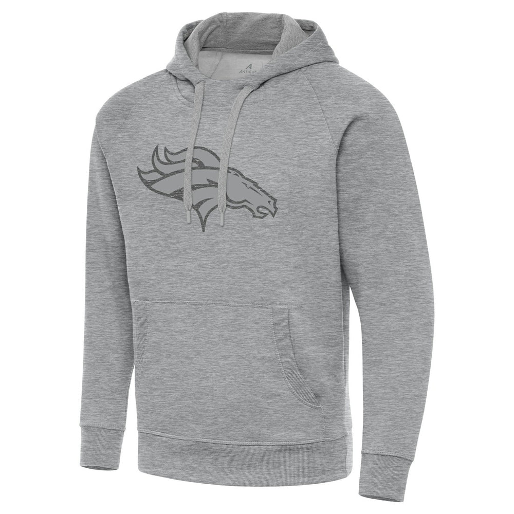 Denver Broncos Antigua Victory Hoodie - Heather Gray on sale