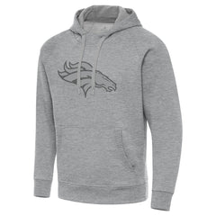 Denver Broncos Antigua Victory Hoodie - Heather Gray on sale