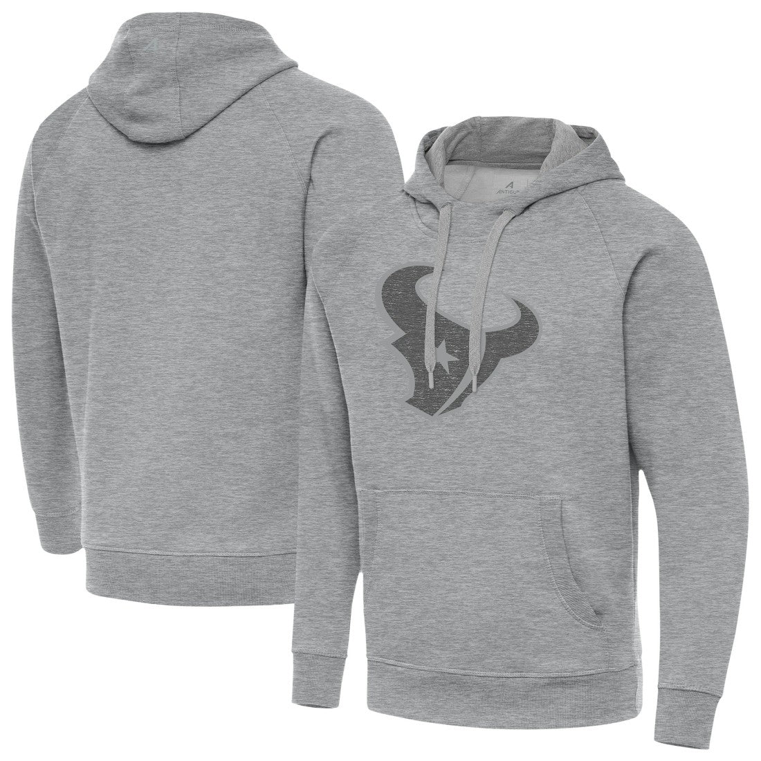 Houston Texans Antigua Victory Hoodie - Heather Gray on sale