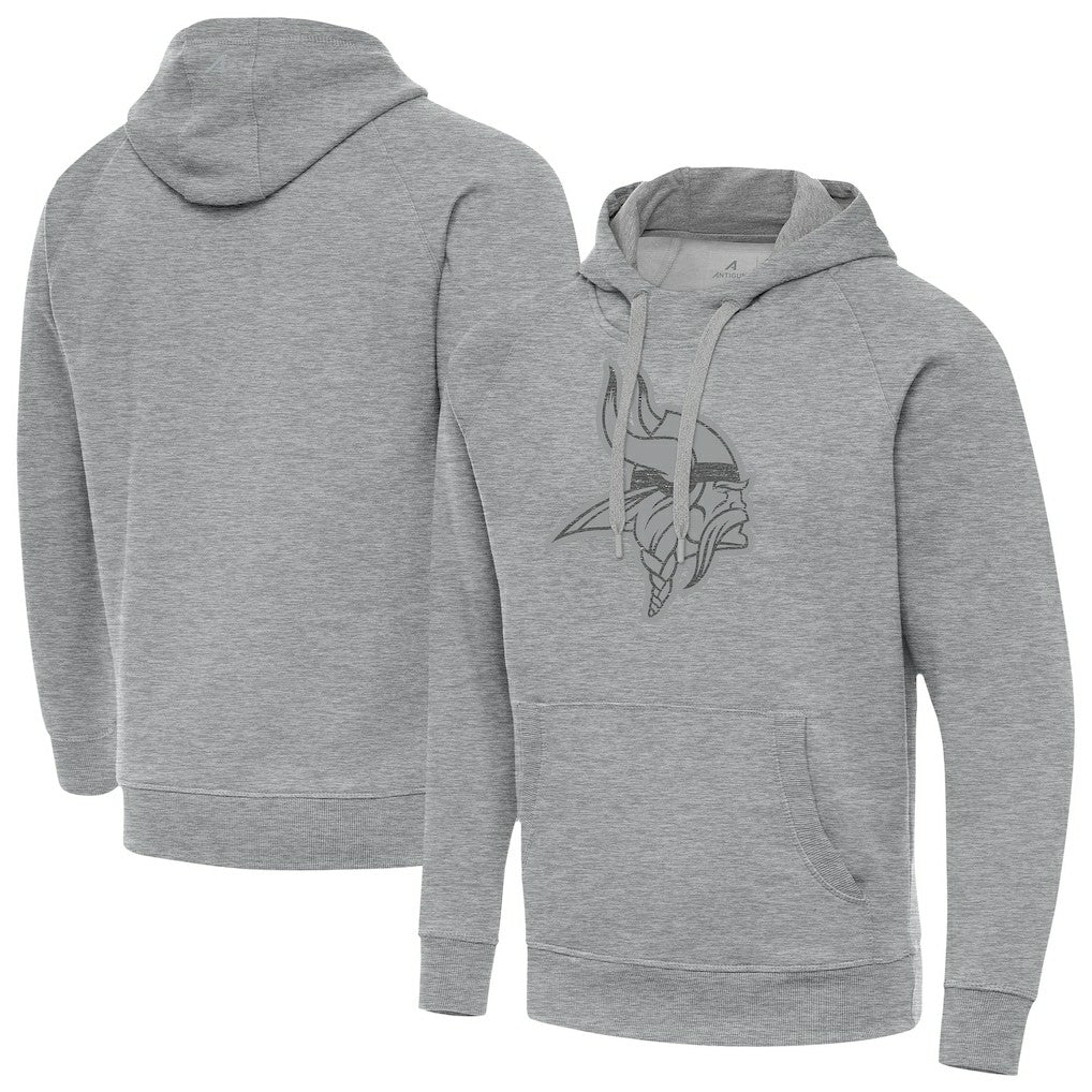 Minnesota Vikings Antigua Victory Hoodie - Heather Gray discount