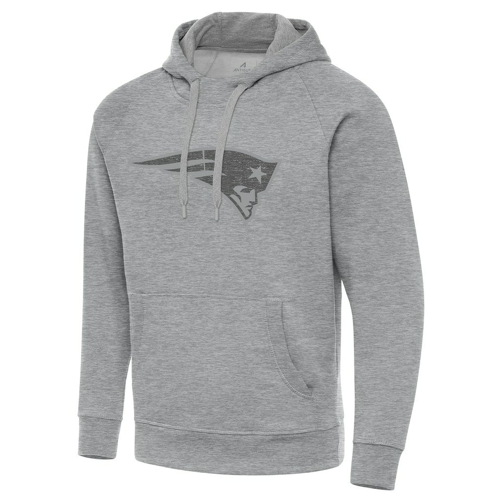 New England Patriots Antigua Victory Hoodie - Heather Gray on sale