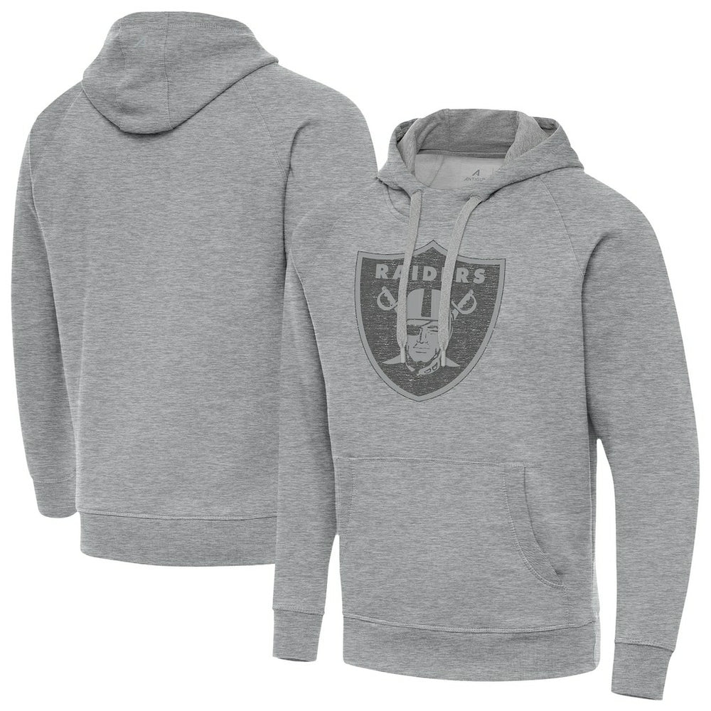 Las Vegas Raiders Antigua Victory Hoodie - Heather Gray cheap