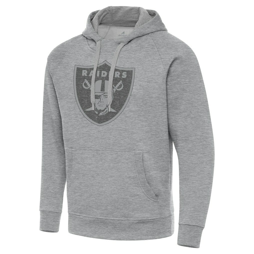 Las Vegas Raiders Antigua Victory Hoodie - Heather Gray cheap