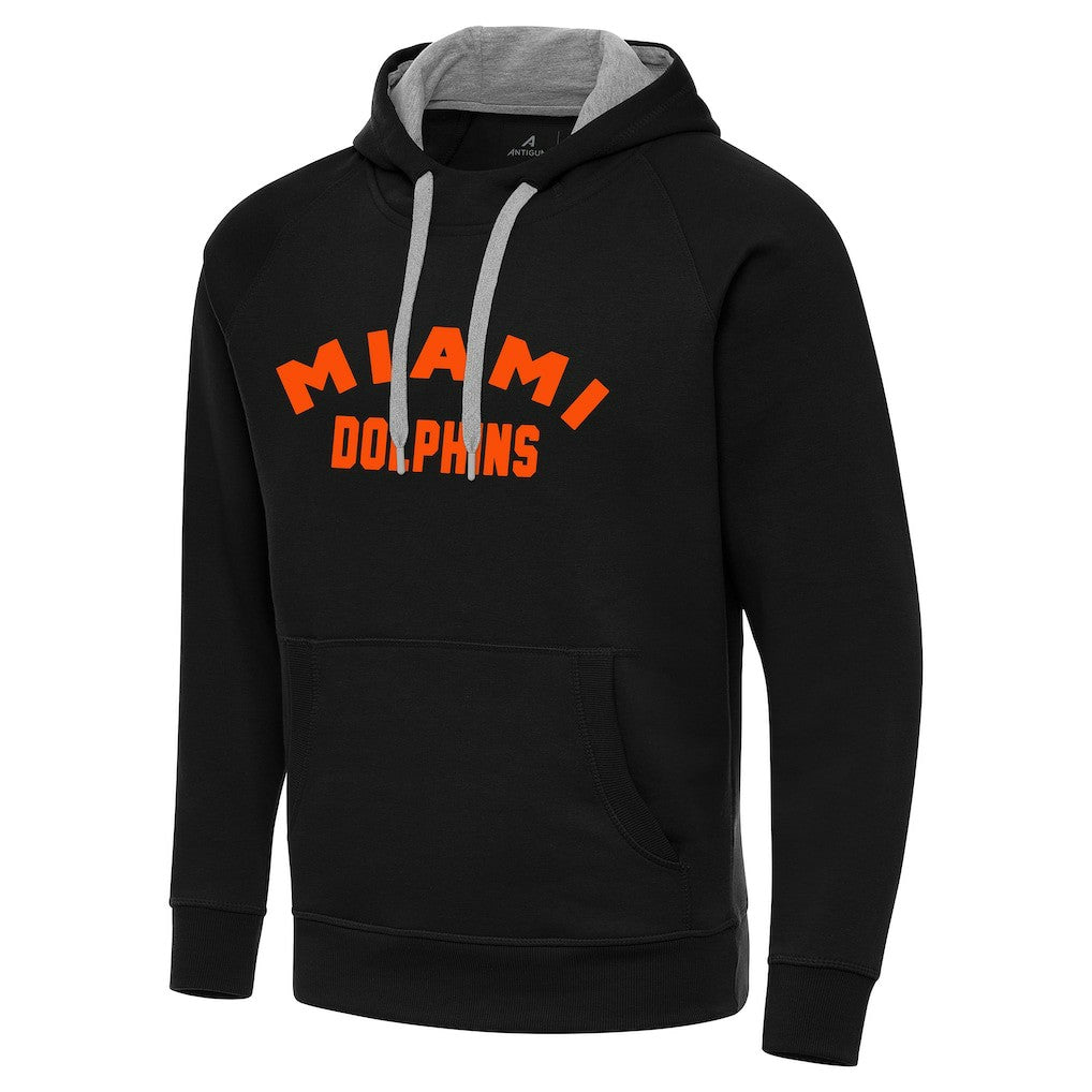 Miami Dolphins Antigua Victory Hoodie - Black cheap