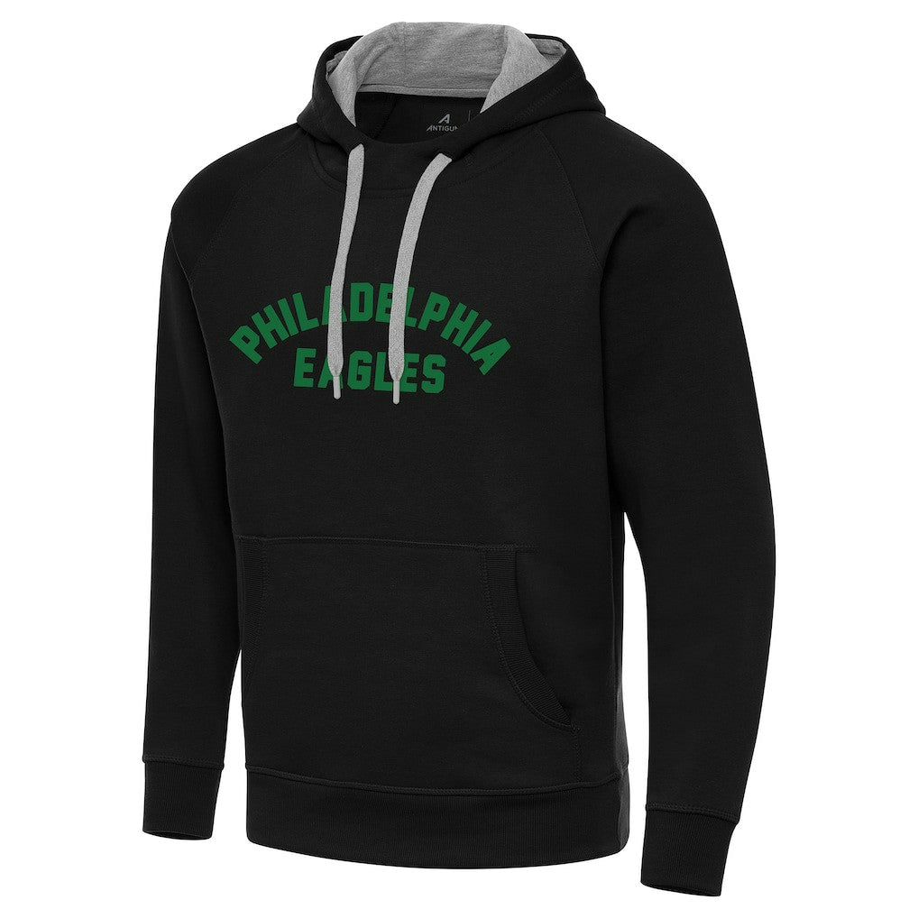 Philadelphia Eagles Antigua Victory Hoodie - Black sale