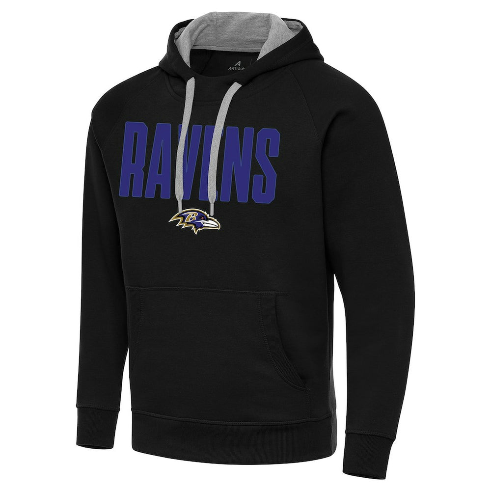 Baltimore Ravens Antigua Victory Hoodie - Black cheap
