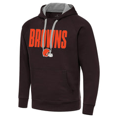 Cleveland Browns Antigua Victory Hoodie - Brown on sale