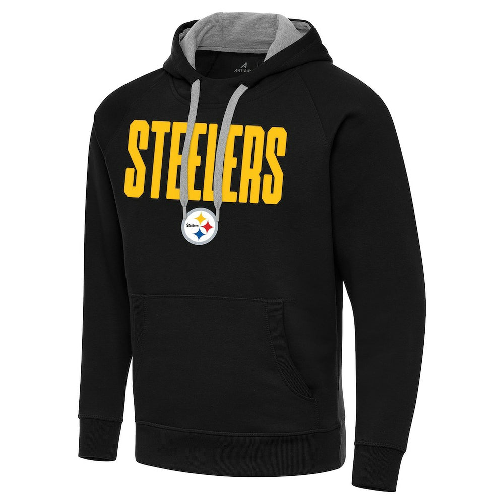 Pittsburgh Steelers Antigua Victory Hoodie - Black on sale