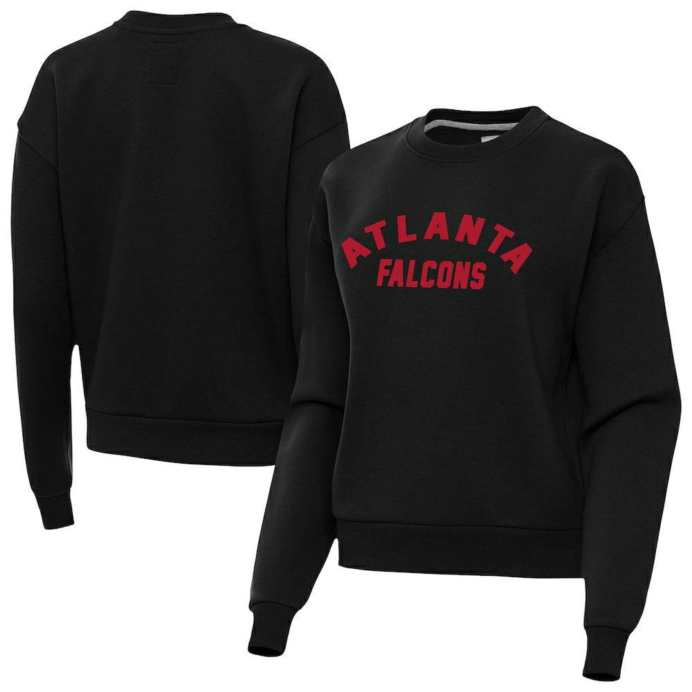 Atlanta Falcons Antigua Women's Victory Sweatshirt - Black on sale
