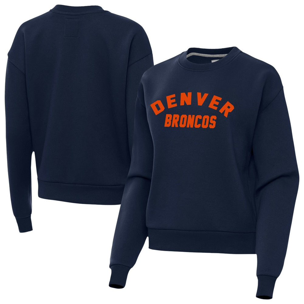 Denver Broncos Antigua Women's Victory Sweatshirt - Navy outlet