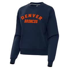 Denver Broncos Antigua Women's Victory Sweatshirt - Navy outlet