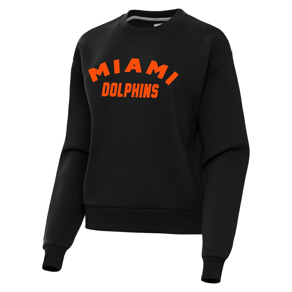 Miami Dolphins Antigua Women's Victory Sweatshirt - Black discount