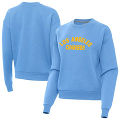 Los Angeles Chargers Antigua Women's Victory Sweatshirt - Powder Blue for sale
