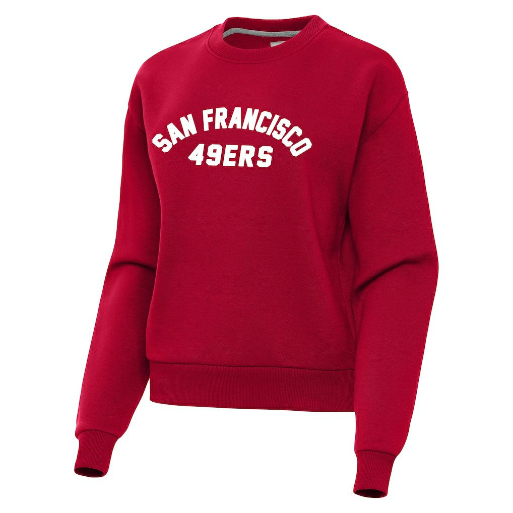 San Francisco 49ers Antigua Women's Victory Sweatshirt - Scarlet cheap