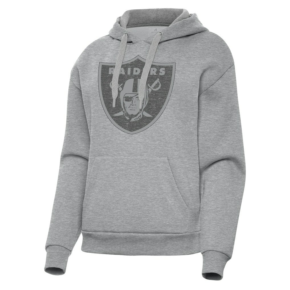 Las Vegas Raiders Antigua Women's Victory Hoodie - Heather Gray discount