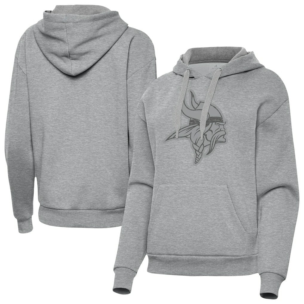 Minnesota Vikings Antigua Women's Victory Hoodie - Heather Gray online