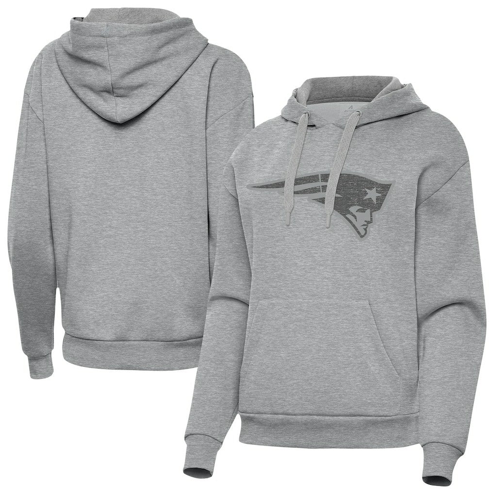 New England Patriots Antigua Women's Victory Hoodie - Heather Gray online