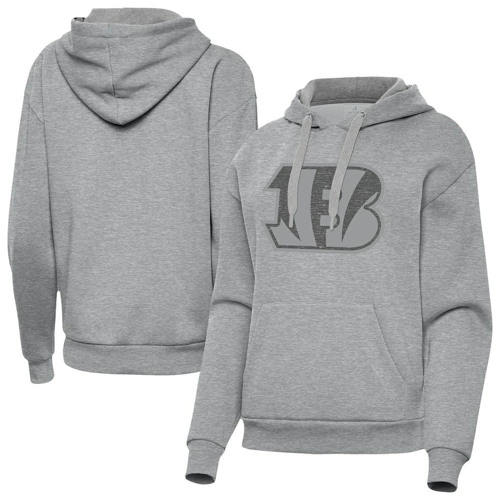 Cincinnati Bengals Antigua Women's Victory Hoodie - Heather Gray on sale