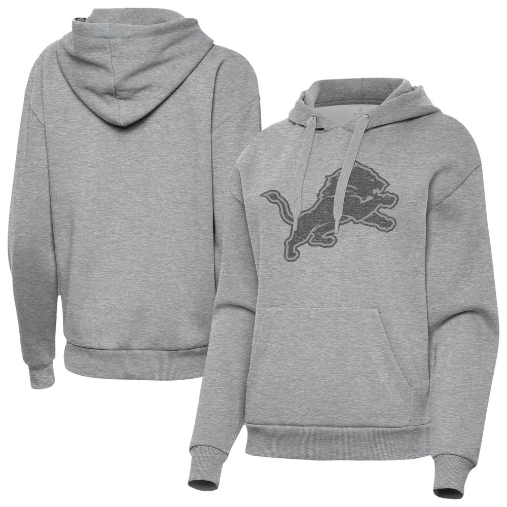 Detroit Lions Antigua Women's Victory Hoodie - Heather Gray on sale