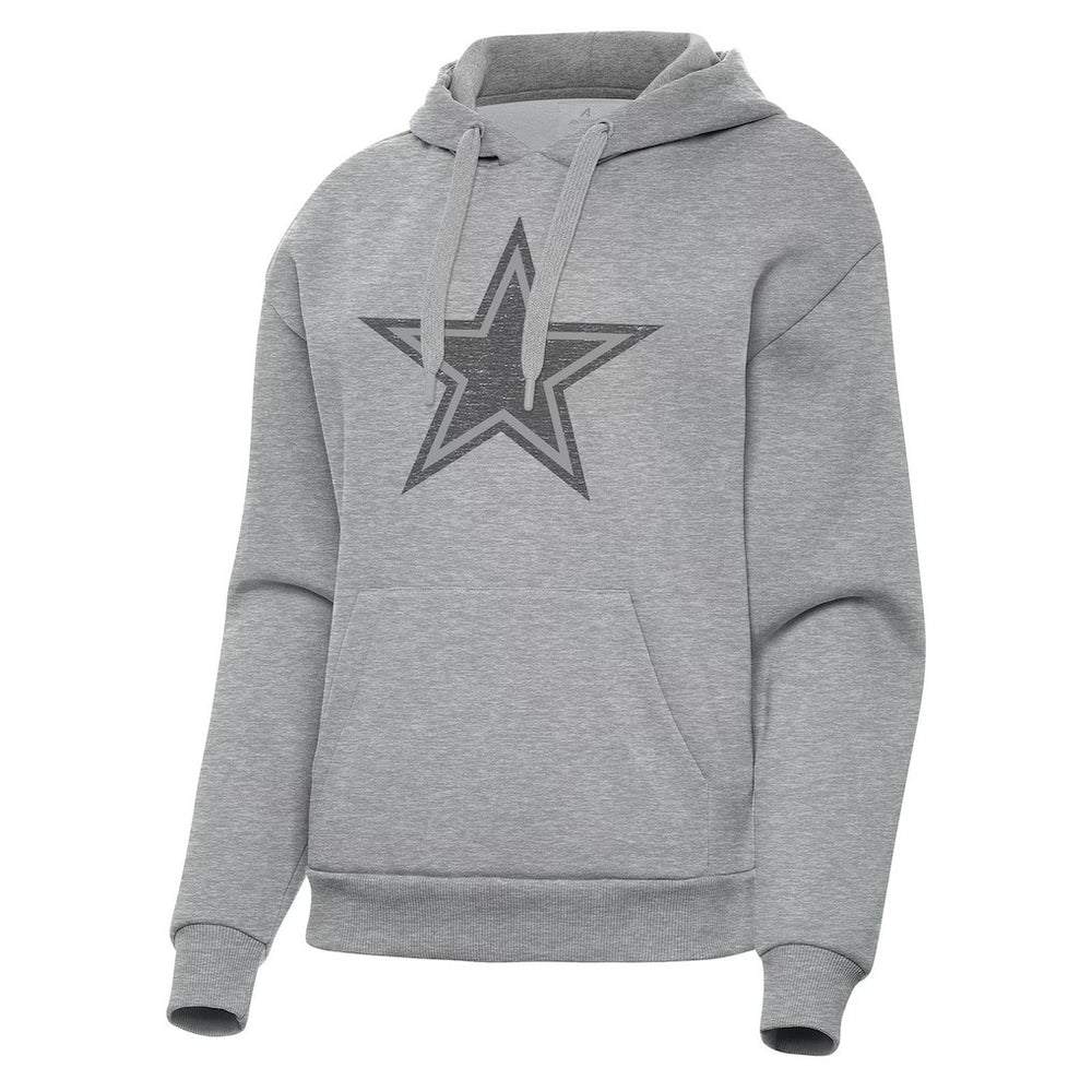 Dallas Cowboys Antigua Women's Victory Hoodie - Heather Gray outlet