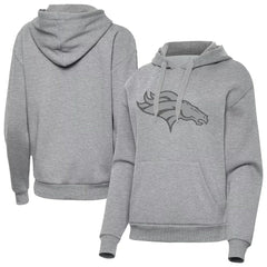 Denver Broncos Antigua Women's Victory Hoodie - Heather Gray discount