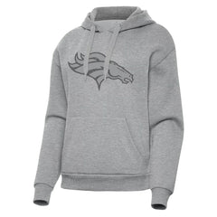 Denver Broncos Antigua Women's Victory Hoodie - Heather Gray discount