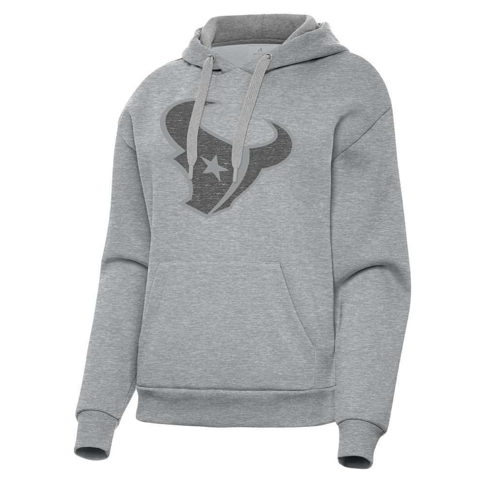 Houston Texans Antigua Women's Victory Hoodie - Heather Gray discount