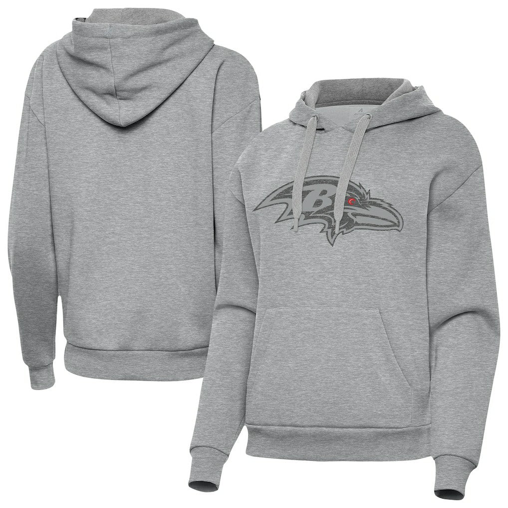 Baltimore Ravens Antigua Women's Victory Hoodie - Heather Gray outlet