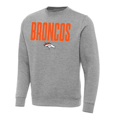 Denver Broncos Antigua Victory Sweatshirt - Heather Gray outlet
