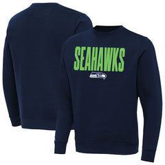 Seattle Seahawks Antigua Victory Sweatshirt - Navy online