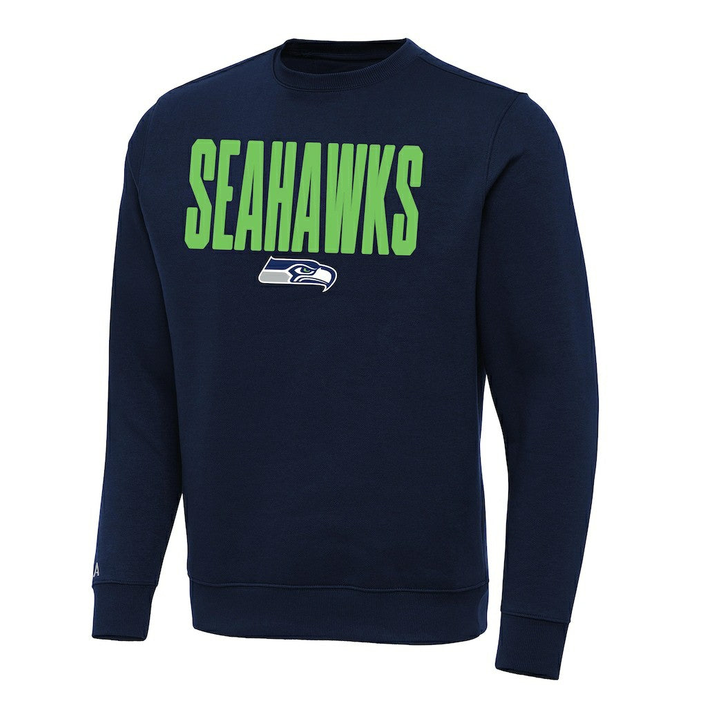 Seattle Seahawks Antigua Victory Sweatshirt - Navy online