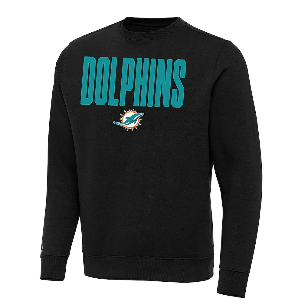 Miami Dolphins Antigua Victory Sweatshirt - Black outlet