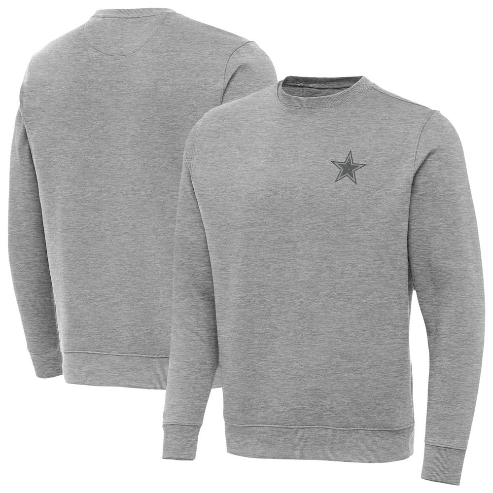 Dallas Cowboys Antigua Victory Sweatshirt - Heather Gray on sale