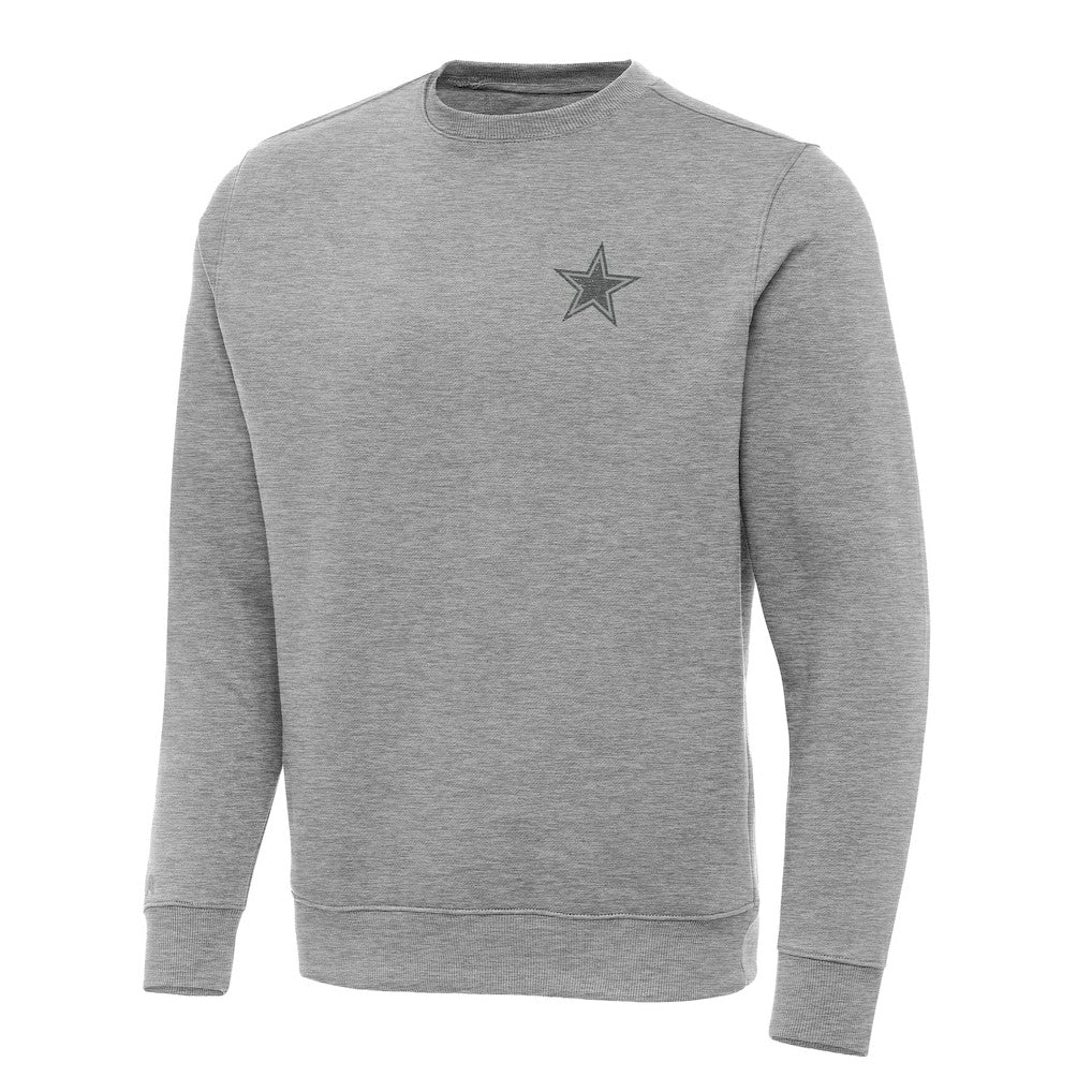 Dallas Cowboys Antigua Victory Sweatshirt - Heather Gray on sale