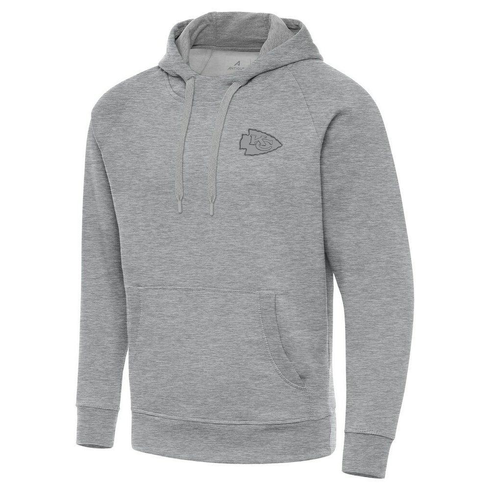 Kansas City Chiefs Antigua Victory Hoodie - Heather Gray outlet