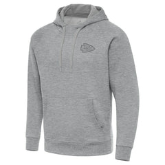Kansas City Chiefs Antigua Victory Hoodie - Heather Gray outlet