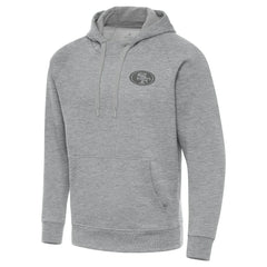 San Francisco 49ers Antigua Victory Hoodie - Heather Gray on sale