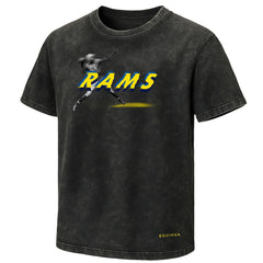 Los Angeles Rams EQUIHUA Retro T-Shirt - Black online