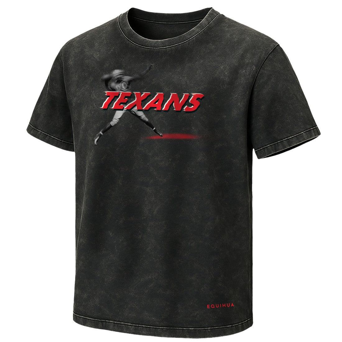 Houston Texans EQUIHUA Retro T-Shirt - Black sale