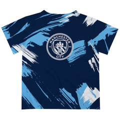 Manchester City Vive La Fete Youth Paint Brush T-Shirt - Navy discount