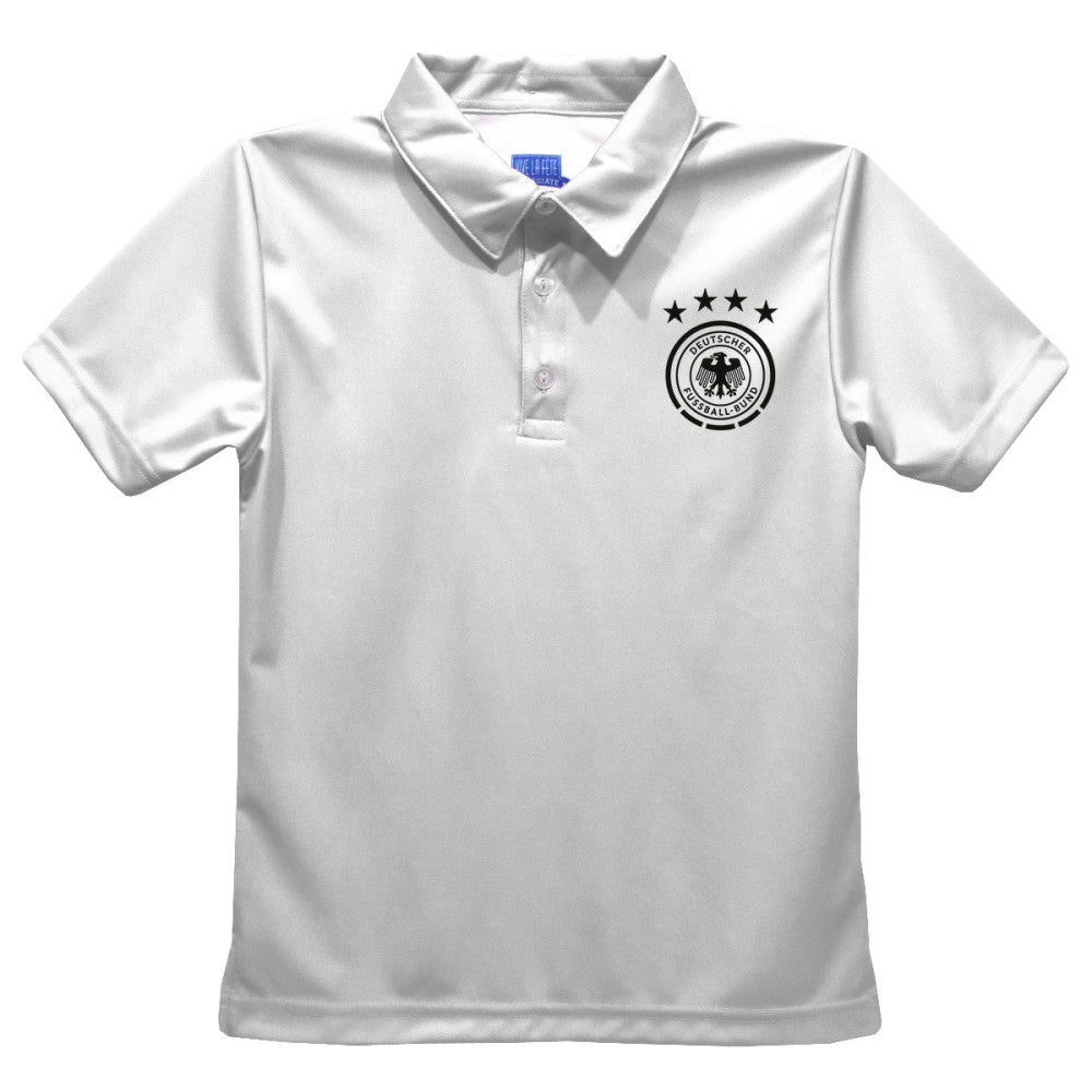 Germany National Team Vive La Fete Youth Solid Polo - White cheap