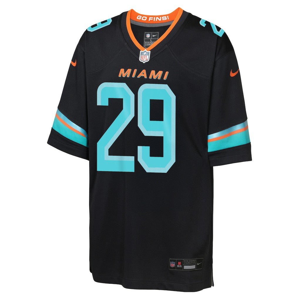 Minkah Fitzpatrick Miami Dolphins Youth 2025 Rivalries Collection Game Jersey - Pitch Blue | Nike cheap